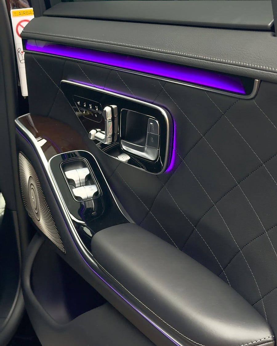 Client persoană fizică și Mercedes-Benz Clasa S după Detailing interior complet