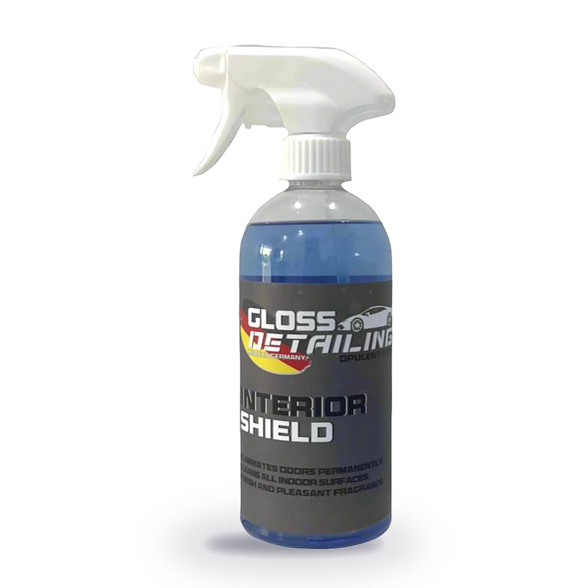 InteriorShield 500 ml – flaconul, văzut din față